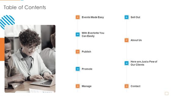 Eventbrite Financing Elevator Table Of Contents Sample PDF Eventbrite Financing Elevator Table Of Contents Sample PDF