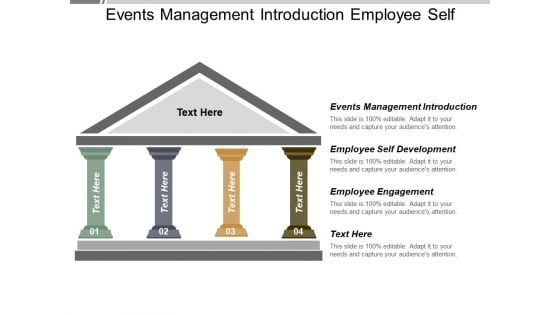 Events Management Introduction Employee Self Development Employee Engagement Ppt PowerPoint Presentation Model Images