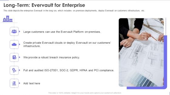 Evervault Capital Investment Elevator Pitch Deck Long Term Evervault For Enterprise Diagrams PDF