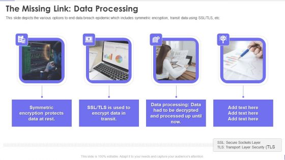 Evervault Capital Investment Elevator Pitch Deck The Missing Link Data Processing Portrait PDF