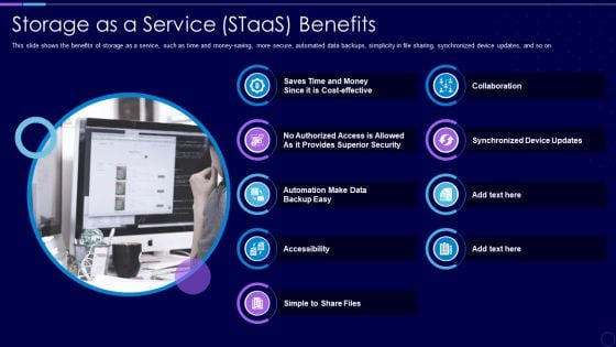 Everything As A Service Xaas For Cloud Computing IT Storage As A Service Staas Benefits Download PDF