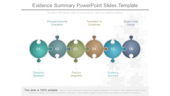 Evidence Summary Powerpoint Slides Template