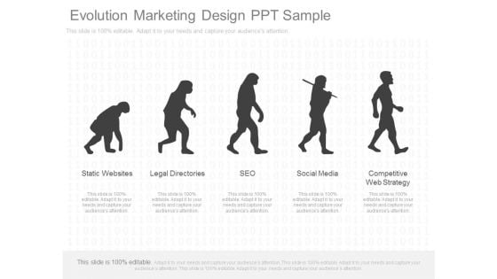 Evolution Marketing Design Ppt Sample