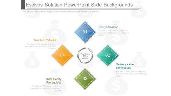 Evolves Solution Powerpoint Slide Backgrounds