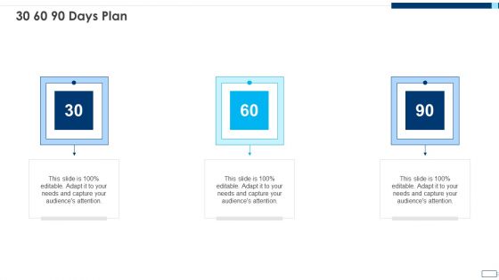 Evolving BI Infrastructure 30 60 90 Days Plan Slides PDF
