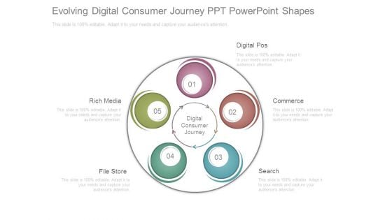 Evolving Digital Consumer Journey Ppt Powerpoint Shapes