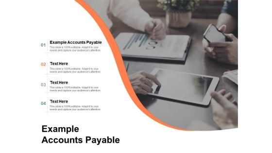 Example Accounts Payable Ppt PowerPoint Presentation Icon Samples Cpb