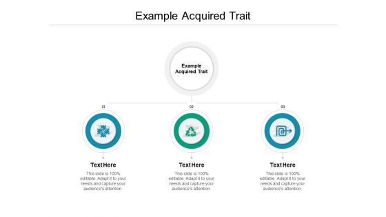 Example Acquired Trait Ppt PowerPoint Presentation Professional Deck Cpb Pdf