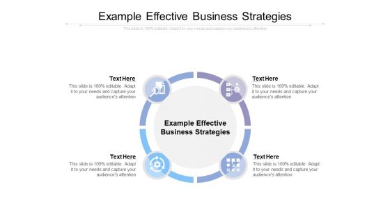 Example Effective Business Strategies Ppt PowerPoint Presentation Good Cpb