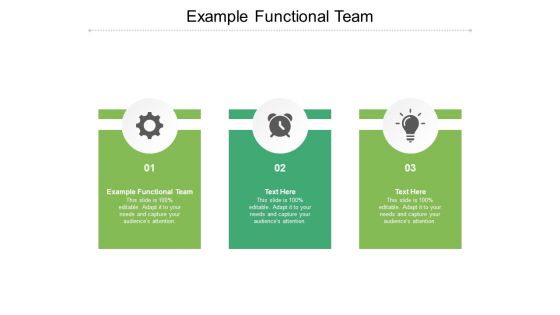 Example Functional Team Ppt PowerPoint Presentation Slides Summary Cpb