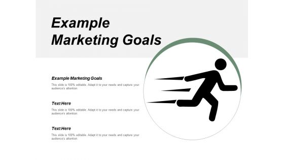 Example Marketing Goals Ppt PowerPoint Presentation Inspiration Templates Cpb