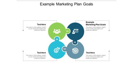 Example Marketing Plan Goals Ppt PowerPoint Presentation Model Aids Cpb