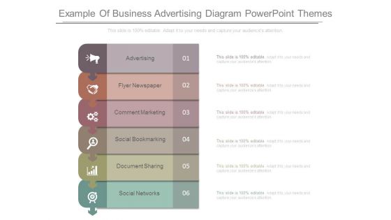 Example Of Business Advertising Diagram Powerpoint Themes