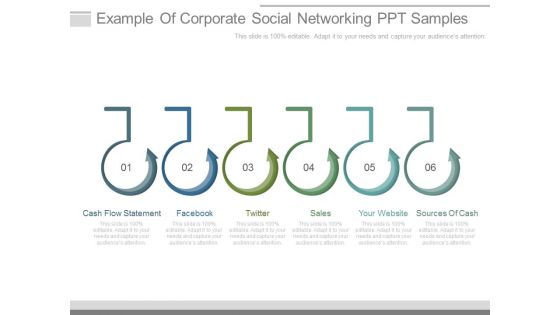 Example Of Corporate Social Networking Ppt Samples