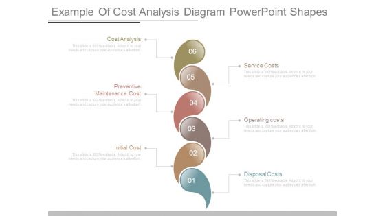 Example Of Cost Analysis Diagram Powerpoint Shapes