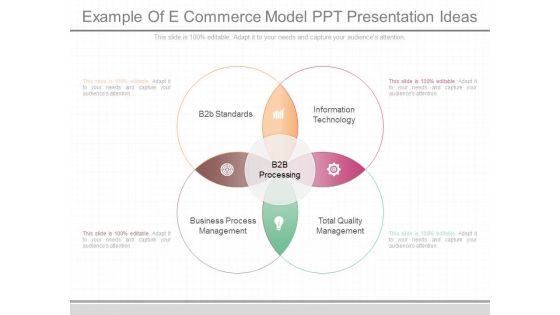 Example Of E Commerce Model Ppt Presentation Ideas