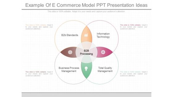 Example Of E Commerce Model Ppt Presentation Ideas