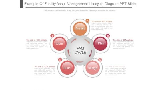 Example Of Facility Asset Management Lifecycle Diagram Ppt Slide