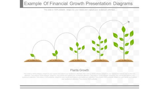 Example Of Financial Growth Presentation Diagrams