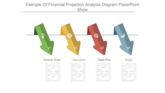 Example Of Financial Projection Analysis Diagram Powerpoint Show