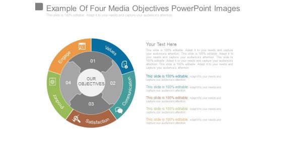 Example Of Four Media Objectives Powerpoint Images