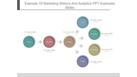 Example Of Marketing Metrics And Analytics Ppt Examples Slides