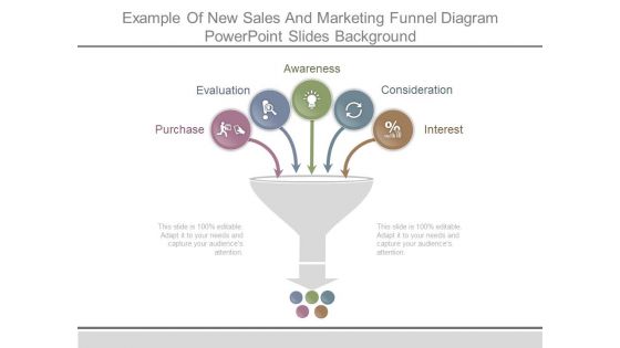 Example Of New Sales And Marketing Funnel Diagram Powerpoint Slides Background Example Of New Sales And Marketing Funnel Diagram Powerpoint Slides Background