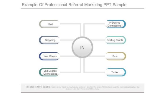 Example Of Professional Referral Marketing Ppt Sample