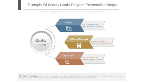 Example Of Quality Leads Diagram Presentation Images