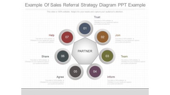 Example Of Sales Referral Strategy Diagram Ppt Example