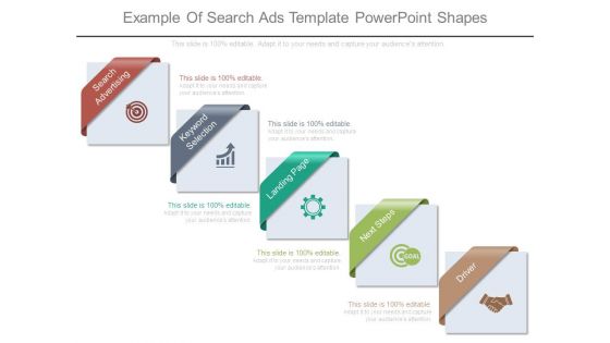 Example Of Search Ads Template Powerpoint Shapes