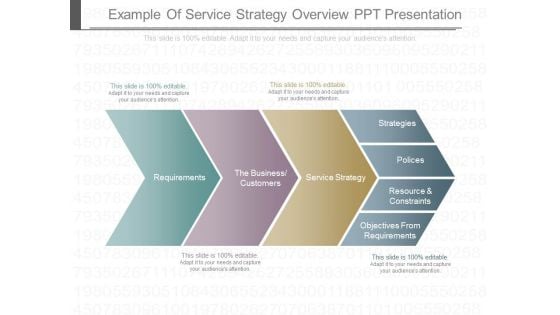 Example Of Service Strategy Overview Ppt Presentation