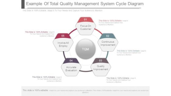 Example Of Total Quality Management System Cycle Diagram
