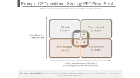 Example Of Transitional Strategy Ppt Powerpoint