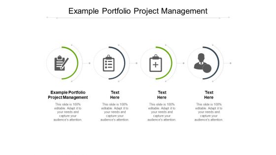 Example Portfolio Project Management Ppt PowerPoint Presentation Slides Graphic Tips Cpb