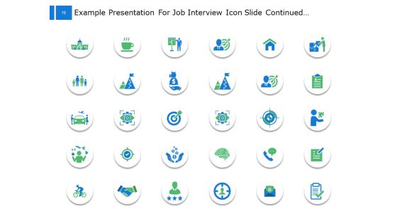 Example Presentation For Job Interview Ppt PowerPoint Presentation Complete Deck With Slides Slide19