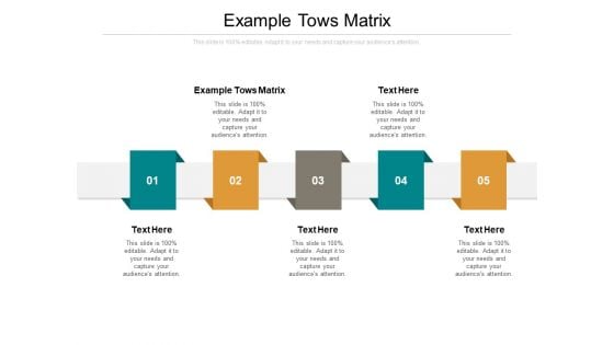 Example Tows Matrix Ppt PowerPoint Presentation Pictures Background Image Cpb