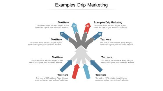 Examples Drip Marketing Ppt PowerPoint Presentation Portfolio Vector Cpb