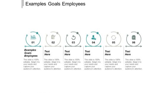 Examples Goals For Employees Ppt PowerPoint Presentation Inspiration Diagrams Cpb