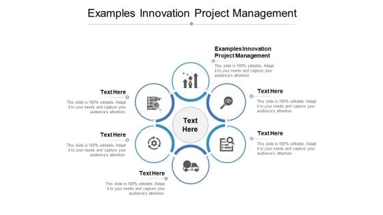 Examples Innovation Project Management Ppt PowerPoint Presentation Portfolio Background Cpb