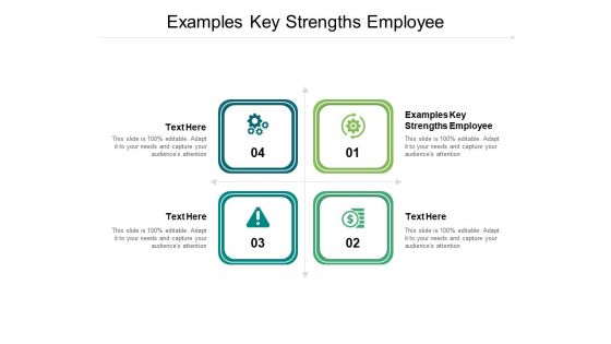 Examples Key Strengths Employee Ppt PowerPoint Presentation Pictures Skills Cpb Pdf