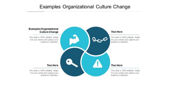 Examples Organizational Culture Change Ppt PowerPoint Presentation Gallery Visual Aids Cpb