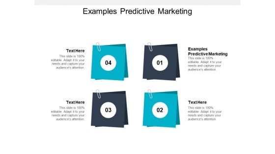 Examples Predictive Marketing Ppt PowerPoint Presentation Portfolio Introduction Cpb