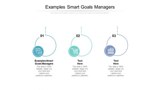 Examples Smart Goals Managers Ppt PowerPoint Presentation Slides Good Cpb