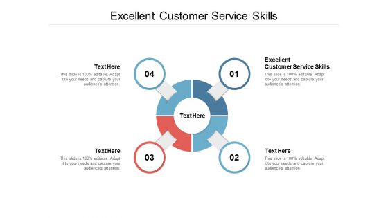 Excellent Customer Service Skills Ppt PowerPoint Presentation Gallery Slides Cpb