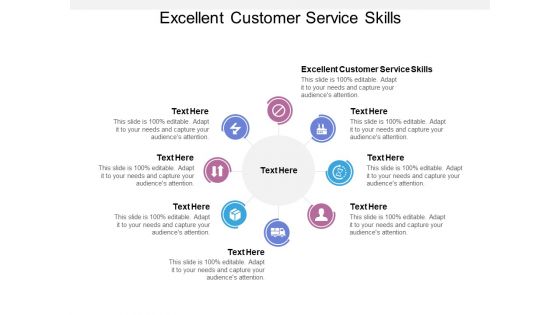 Excellent Customer Service Skills Ppt PowerPoint Presentation Model Smartart Cpb