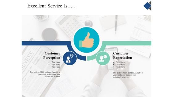 Excellent Service Is Business Ppt Powerpoint Presentation Outline Show