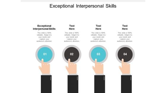 Exceptional Interpersonal Skills Ppt PowerPoint Presentation Outline Deck Cpb