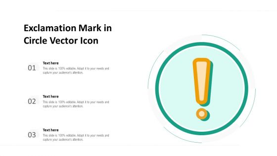 Exclamation Mark In Circle Vector Icon Ppt PowerPoint Presentation Backgrounds PDF