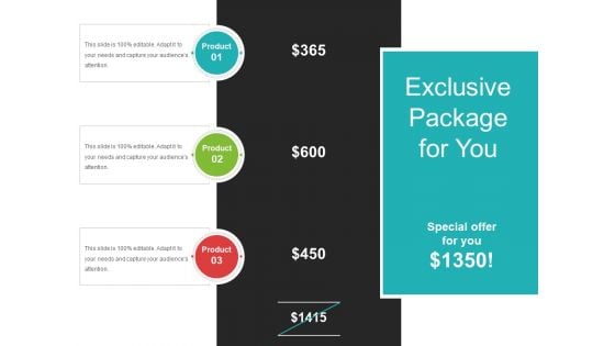 Exclusive Package For You Ppt PowerPoint Presentation Styles Example